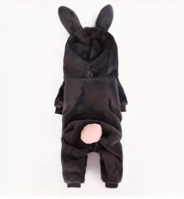 Grey & Pink Bunny Onesie